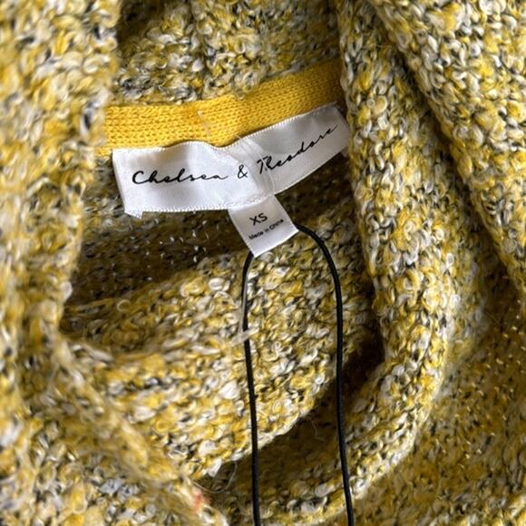 Chelsea & Theodore Cowl Crop Sweatshirt sz XS NWOT - Picture 4 of 5